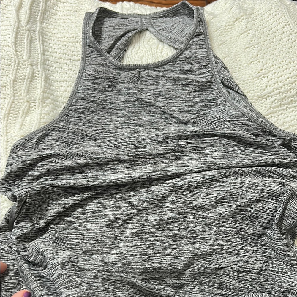Born Primitive Gray Cut Out Tank Top